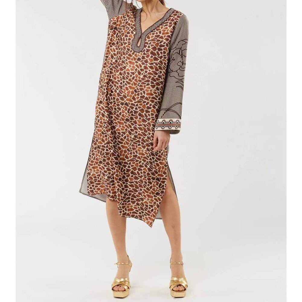 NEW ME369 women's natalie keyhole dress in chocolate